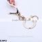 Zinc alloy Crystal High Heel Shoe Keychain Key Rings Jewelry Accessories Fashion Women Keychain K0092