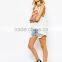 Custom Screen Printing Girls Loose Crop Tops Wholesale Cheap Cotton Sleeveless T Shirt Tops