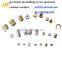 custom precision machined metal micro screw and nut