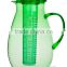 New Product Fruit Infusion Flavor Pitcher/fruit infuser water bottle BPA free/Shaker bottle