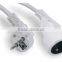 Europe Schuko extension cord with VDE, CE, GS approval