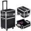 Aluminum Rolling Makeup Case Cosmetic Train Box