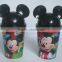 2016 newly customer design Mickey head plastic kids 350ml drinking cup