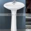 20 inch chaozhou modern design pedestal sink