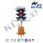 Hot selling kutuo mobile solar traffic light 300mm solar light traffic signal