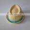 Fashion design customized plain color promotion straw hat