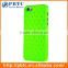 Set Screen Protector Stylus And Case For Iphone 5 , Hard Plastic Green Bling Diamond Mobile Phone Protective Shell