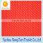 2015 wholesale red polyester tricot starry hole mesh fabric for shoes