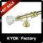 KYOK Double curtain rod accessories , golden curtains rods in dubai