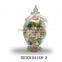 Aroma Potpourri And Dried Flower In Glass Vase With Drip Cover