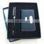 Promotion custom pen keychain gift set