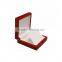 Custom leather jewellery pendant box logo