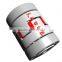 Precision setscrew curved jaw coupling