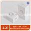factory design white rigid box with die cut paper insert