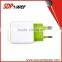 portable mobile phone dual USB charger 5V 2.1A