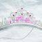 9cm highx12cm diameter metallic silver plastic tiaras children tiaras and crowns