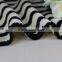 Custom Fabric Cotton Jersey Knit Black White Stripe Fabric Knit Fabric Cotton