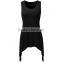 100 cotton tank top with Unique Hem Line
