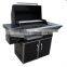 CSA approval Large Garden Barbecue Smoking Grill Trolley