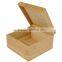 eco-friendly bamboo house desk organizer office storage box with lid bamboo container