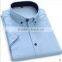 100% cotton custom solid color round bottom casual man shirt