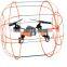 2.4G 4CH UFO With Soft Circle U828 2.4G 4 Axis Quadcopter RC Climbing Wall Helicopter