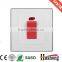 High quality Telephone wall switch with silver frame