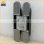 made in China 180 degrees open 3D adjustable zinc alloy aluminium alloy concealed door hinge
