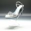 Beautful woman shoes display riser, acrylic shoe stands