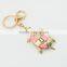 Wholesale Diamond Jewelry Gold Plate Enamel Tortoies Keychain