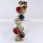 Exclusive !! Blue Onyx & Red Onyx & White CZ 925 Sterling Silver Bracelet, Silver Jewelry India, Silver Jewelry 925