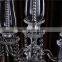 New good-looking large crystal glass candelabra table lamp