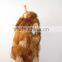Elegant fox fur vest fur gilet waistcoat kurta for sexy lady