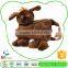 Wholesale Exceptional Quality Customised Stuffed Animals Brown Bunny Hand Warmer