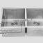 Kitchen equipments for restaurant Stainless steel undermount double handmade kitchen sink
