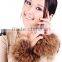 Fashion Girls Genuine Raccoon Fur Cuff for Wrist Arm Warmer
