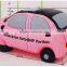 Inflatable Pink Air Car For Inflatable Kids Toy