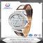 Unique Design Long Band Diamond Inset Fashion Brass Watch