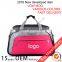 custom duffel bag organizer with shoe compartment for fitness bags