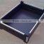 black PP 4mm corrugated esd board conductive box