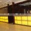 Translucent Artificial Faux Resin Pearl Stone Slabs for Reception Counter