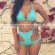 New Design Hollow Out Swim Wear Sexy High Waist Bikini