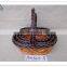 Wholesale many color wicker basket with handles arts and crafts
