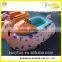 Colorful animals style kids water boat, electric bumper boat