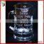 top quality glass beer mug with logo