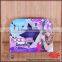 Toy storage portable children cardboard suitcase
