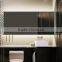 Bathroom mirrors with led backlit lights