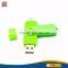 Best quality plastic case swivel twister otg usb flash drive key 8gb