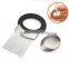 Hot sale Stainless Steel Cable Ties Onion Sliced Fruits And Vegetables To Taste Soap Tool Onion Holder Slicing