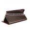 Low price china mobile phone Credit Card Slots Wallet Crazy Horse Leather for huawei ascend p8 case wholesale